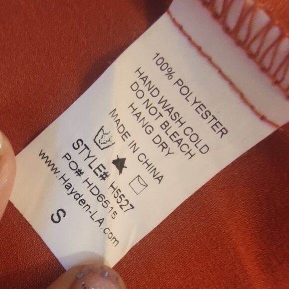 Hayden Los Angeles Ruffle Trim Wrap Dress - Picture 10 of 10